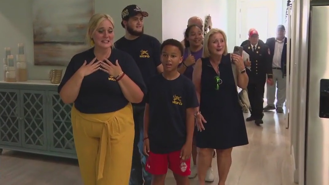 Fallen firefighter’s family gets mortgage-free home